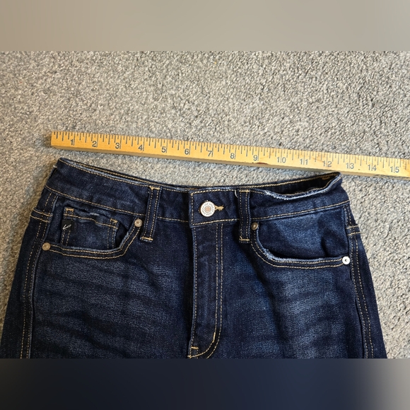 KanCan Kurvy Ultra High Super Flare Jeans Cowgirl Lainey Wilson Western Denim - Picture 2 of 8